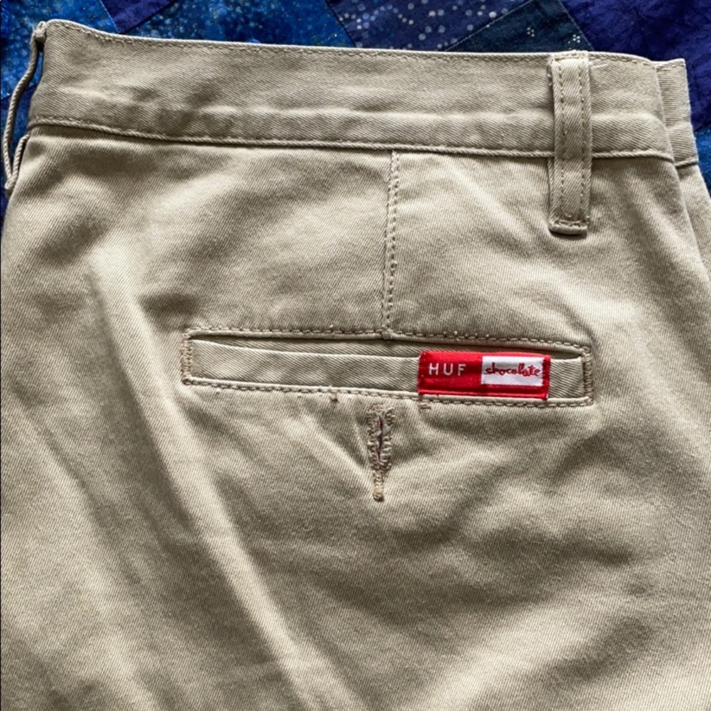 Huf Chocolate Selvedge Khaki pant sz 36